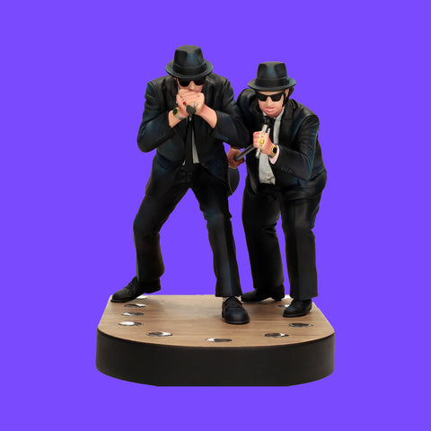 Elwood and Jake Singing the Blues PVC Statue The Blues Brothers