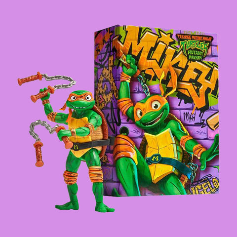 Michelangelo Comic Con Turtles Actionfigur Teenage Mutant Ninja Turtles: Mutant Mayhem