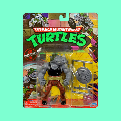 Rocksteady Actionfigur Playmates Teenage Mutant Ninja Turtles