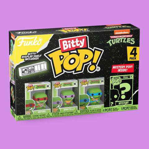 Teenage Mutant Ninja Turtles Bitty POP! Funko 4-Pack