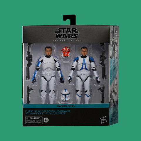 (Pre-Order) Phase I Clone Trooper Lieutenant & 332nd Ahsoka's Clone Trooper Hasbro Black Series Star Wars