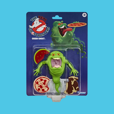 (Leicht beschädigte Packung) Green Ghost (Slimer) Hasbro The Real Ghostbusters (Kenner Classics)