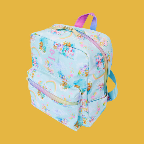 (Pre-Order) Care Bears All Over Print Nylon Mini Backpack Loungefly