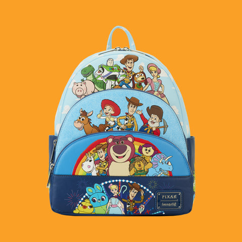 Toy Story Triple Pocket Mini Backpack Loungefly Disney Pixar