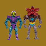 (Pre-Order) Skeletor & Demogorgon Actionfiguren 2-er Pack Mattel MOTU x Stranger Things