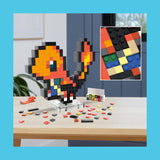 Glumanda Pixel Art Mattel MEGA Bauset Pokémon