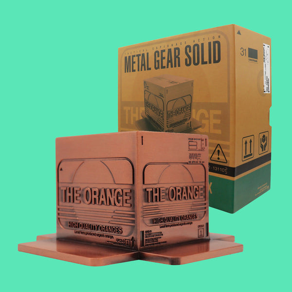 Metal Gear Solid 2 Replik Cardboard Box Antique Gold – Nerdy Terdy Gang