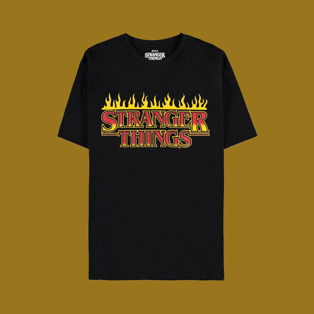 Stranger Things T-Shirt Fire Logo