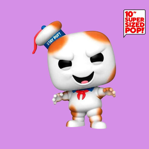 Burnt Stay Puft 10-Inch, Supersized Funko Pop! (849) Ghostbusters