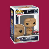 E.T. With Candy T-Shirt + Exclusive Funko Pop! (Funko Pop! & Tee)