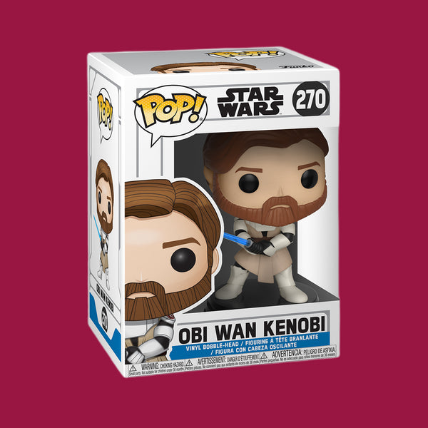 Obi Wan Kenobi Funko POP Figur (270) Star Wars: Clone Wars – Nerdy