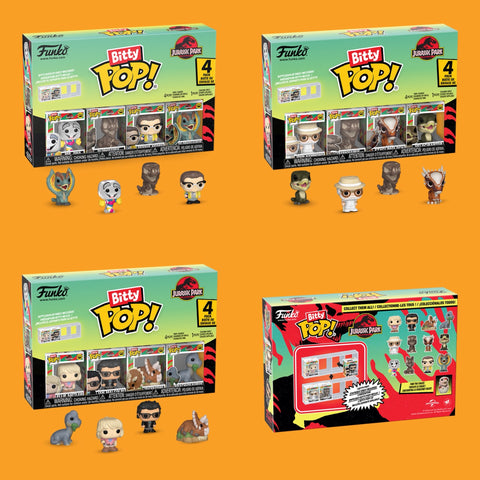 (Pre-Order) Jurassic Park Funko Bitty Pop! 4-Pack