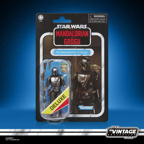 The Mandalorian & Grogu Doppelset Actionfigur Hasbro Star Wars Vintage Collection