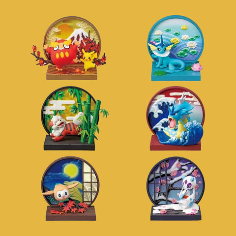 Pokémon Japenese Style Window (Blindboxen) Re-Ment