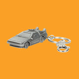 Zurück in die Zukunft Metall-Schlüsselanhänger DeLorean 7 cm