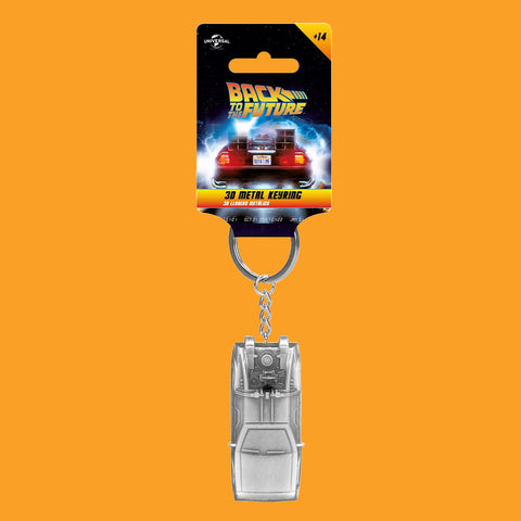 Zurück in die Zukunft Metall-Schlüsselanhänger DeLorean 7 cm