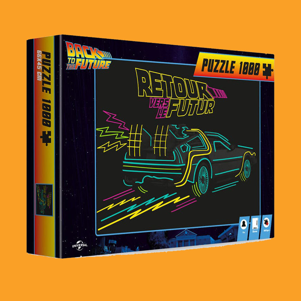 (Pre-Order) Zurück in die Zukunft Puzzle 1000 Teile "Retour Vers Le Futur"