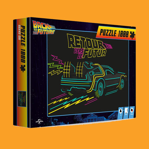 (Pre-Order) Zurück in die Zukunft Puzzle 1000 Teile "Retour Vers Le Futur"