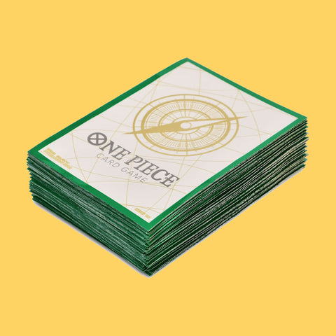One Piece Card Game Kartenhüllen Sleeves - Green Border