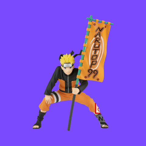 Naruto with 99 Flag PVC Statue Banpresto Naruto Shippuden