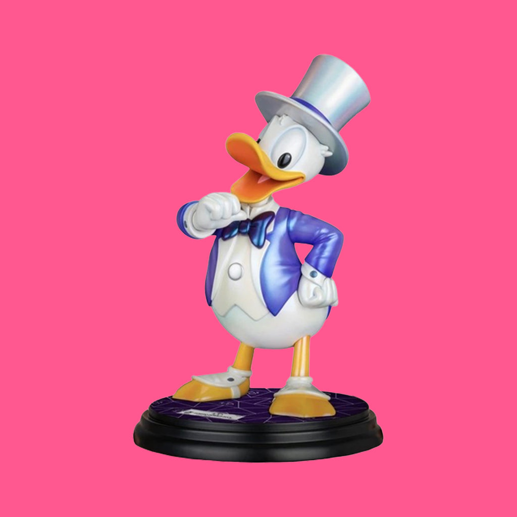 (Ausstellungsstück) Tuxedo Donald Duck (Platinum Version) Master Craft Statue (MC-065) Beast Kingdom Disney 100 (Limited)