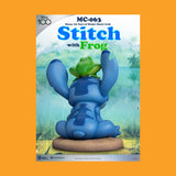 (Ausstellungsstück) Stitch with Frog Master Craft Statue (MC-063) Beast Kingdom Disney Lilo & Stitch (Limited)