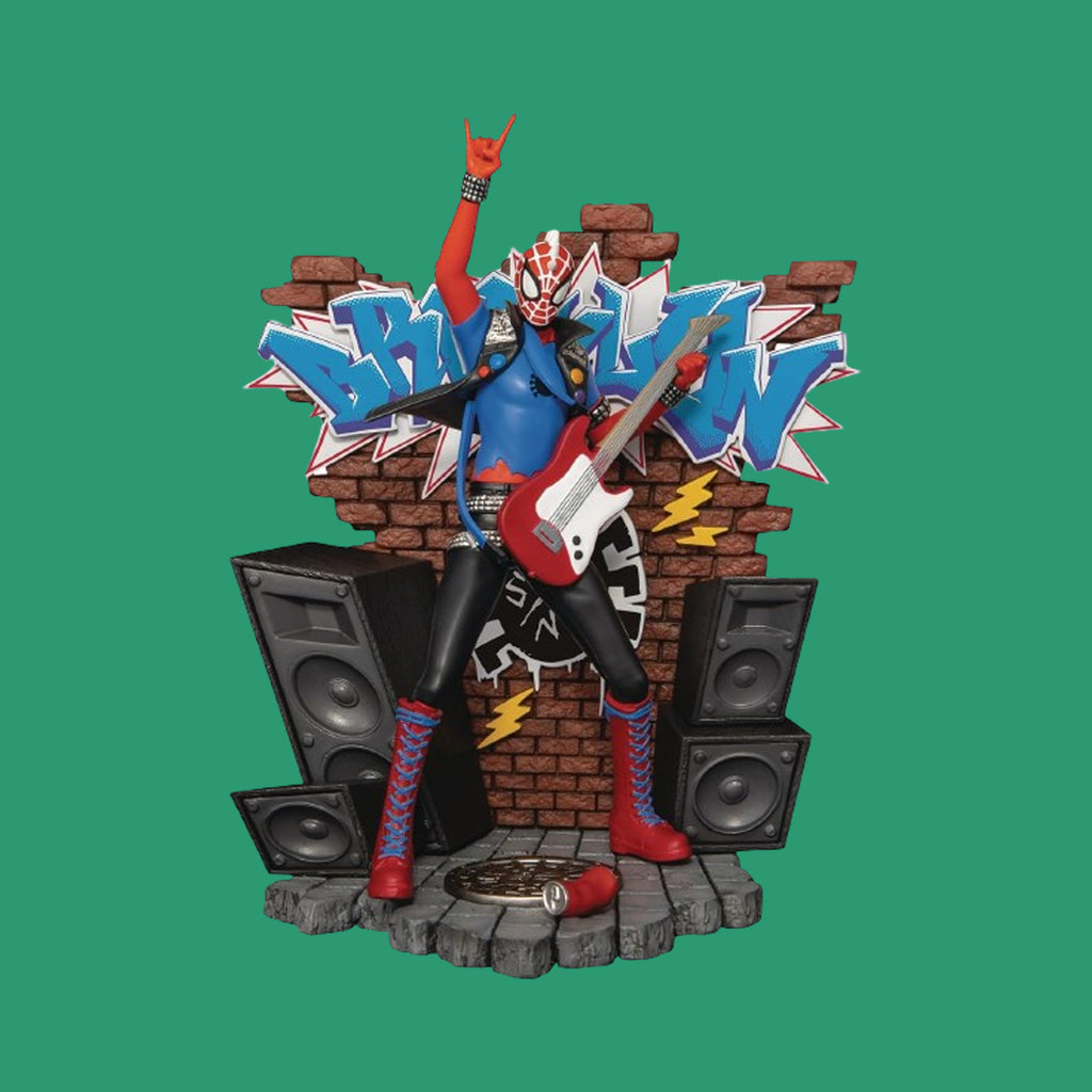Spider-Punk D-Stage Diorama Beast Kingdom Marvel Spider-Man Into the Spider-Verse