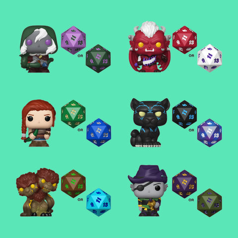 Dungeons & Dragons Bitty Pop! & Dice Mystery Blindbag Funko
