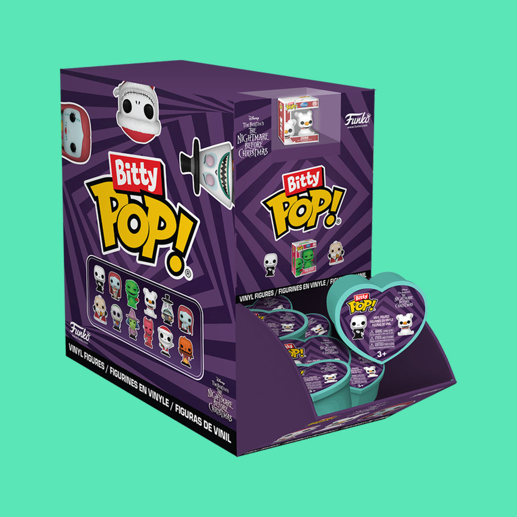 Nightmare Before Christmas Single Heart-Blindbox Funko Bitty Pop!