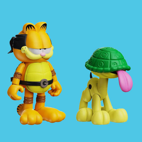 (Pre-Order) Garfello and Sidekick Odie Actionfiguren 2-Pack Boss Fight Studio Garfield