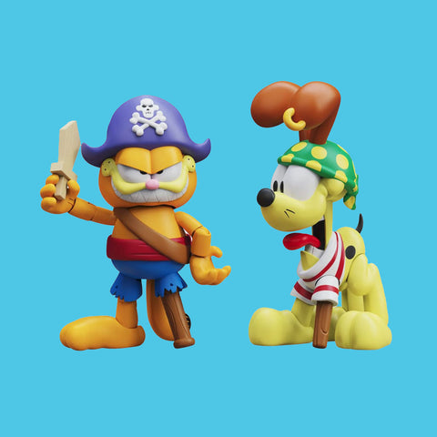 (Pre-Order) Pirate Garfield and Pirate Odie Actionfiguren 2-Pack Boss Fight Studio Garfield