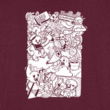 (Pre-Order) "NTG Collage 2012" T-Shirt Deep Plum / Nerdy Terdy Gang
