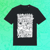 (Pre-Order) "NTG Collage 2012" T-Shirt Schwarz / Nerdy Terdy Gang