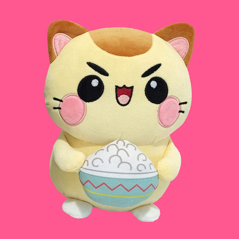 Cat with Rice Plüschtier 25cm Funny Cat