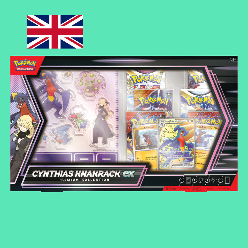 Pokémon Cynthia’s Garchomp ex Premium Collection (englisch)