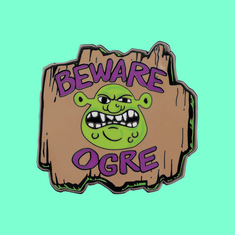 Shrek Beware Ogre limitierter Ansteckpin Fanatikk