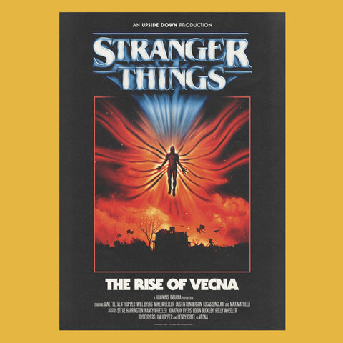 "The Rise of Vecna" Stranger Things limitierter Kunstdruck Fanattik