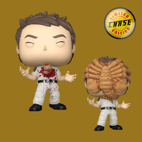 (Pre-Order) Chase-Bundle Kane with Facehugger (1987) Funko Pop! Alien
