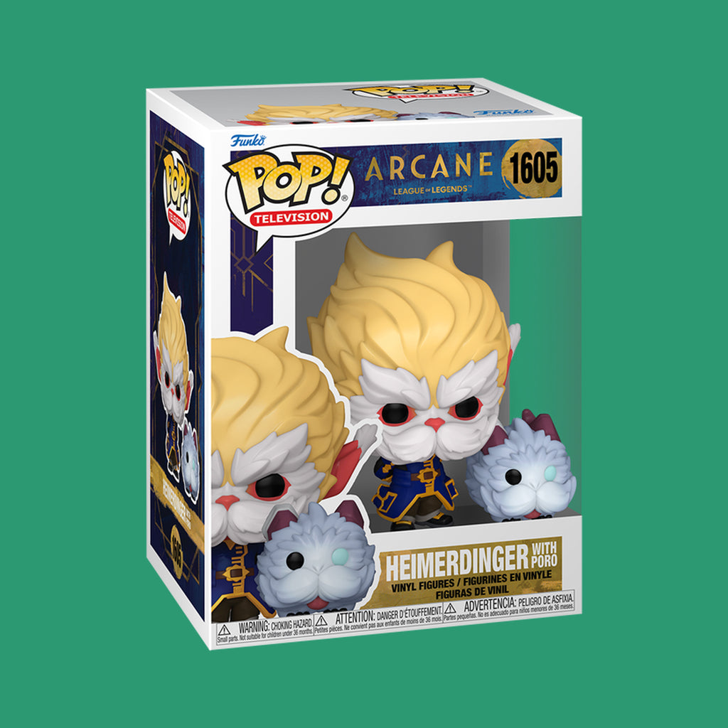 Heimerdinger with Poro Funko Pop! (1605) Arcane – Nerdy Terdy Gang