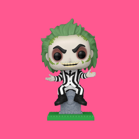 (Pre-Order) Beetlejuice on Tombstone Funko Pop! (1757) Beetlejuice