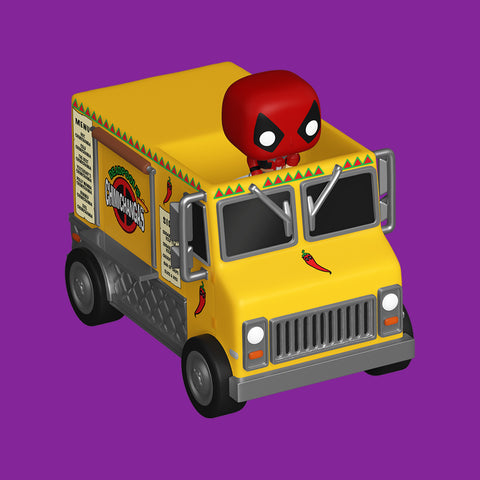 Deadpool's Chimichanga Truck Funko Bitty POP! Rides Marvel