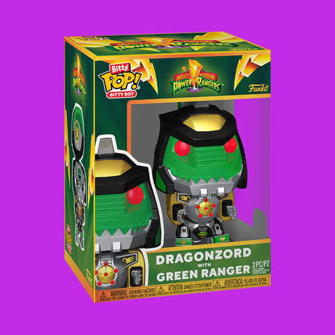 (Pre-Order) Dragonzord with Green Ranger Funko Bitty Pop! Bot Power Rangers