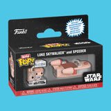 (Pre-Order) Luke Skywalker with Landspeeder Funko Bitty Pop! Rides Star Wars