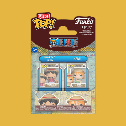 Monkey D. Luffy & Nami  2er-Pack Funko Bitty Pop! One Piece