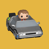 (Pre-Order) Marty with DeLorean Time Machine Funko Bitty Pop! Rides Back to the Future