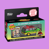 (Pre-Order) Dr. Alan Grant & Jurassic SUV Funko Bitty Pop! Rides Jurassic Park