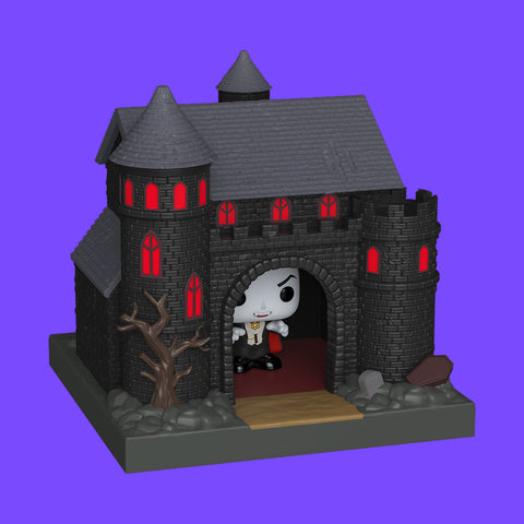 (Pre-Order) Dracula with Castle Funko Bitty Pop! Town Universal Monsters