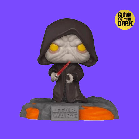 Darth Sidious (Glow in the Dark) Funko POP! Deluxe (519) Star Wars: Red Saber Series