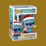 (Pre-Order) Stitch with Santa Hat Funko Pop! (1503) Disney Lilo & Stitch