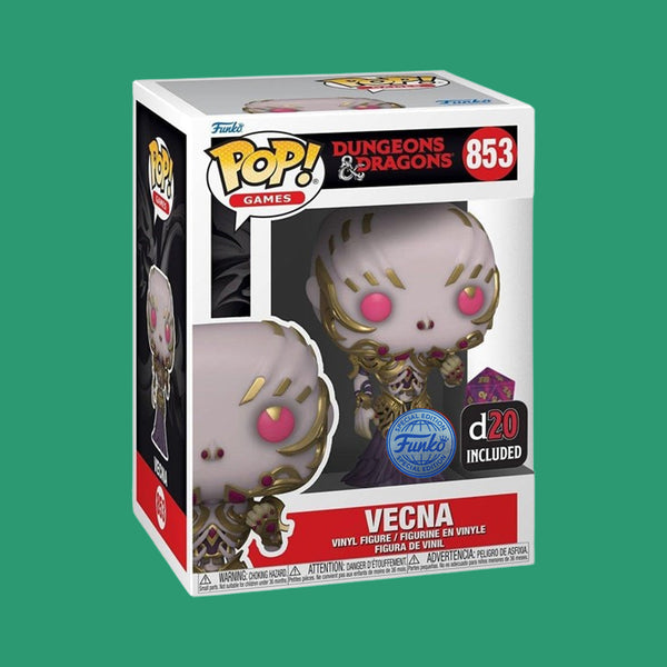 Vecna with D20 Funko Pop! (853) Dungeons & Dragons – Nerdy Terdy Gang